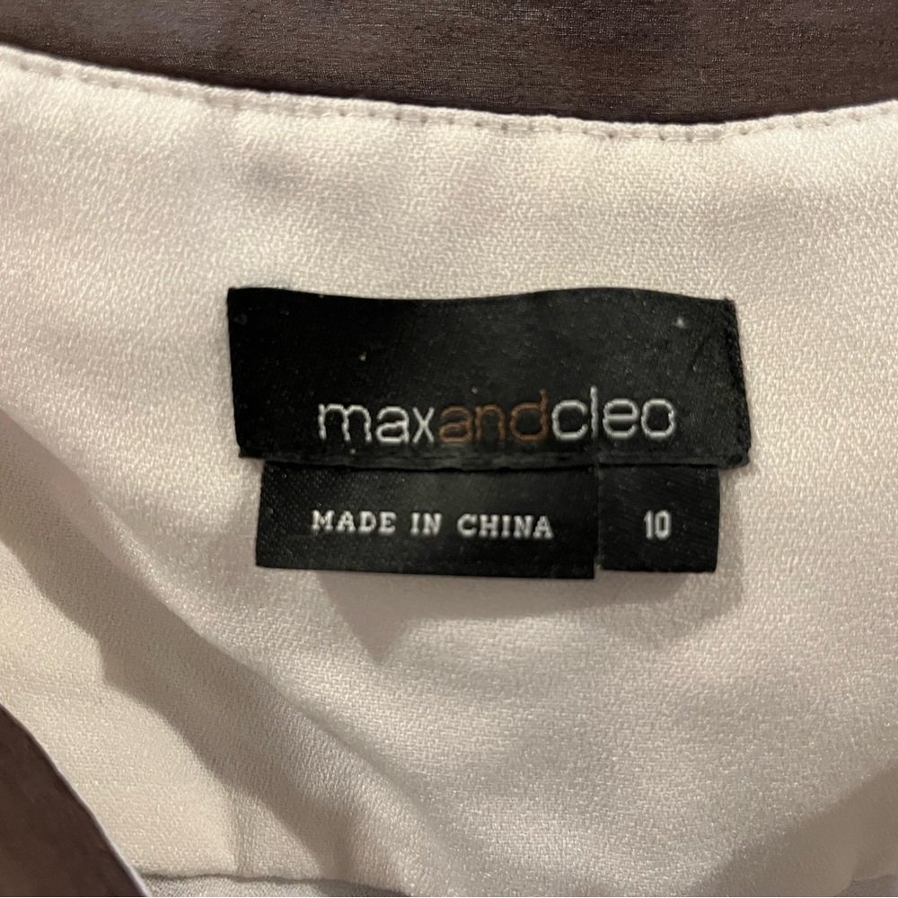 Max And Cleo Zebra/Leopard Print Halter Dress - image 3